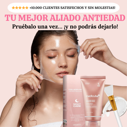 Dile adiós a las arrugas – Mascarilla con Colágeno 100% Natural